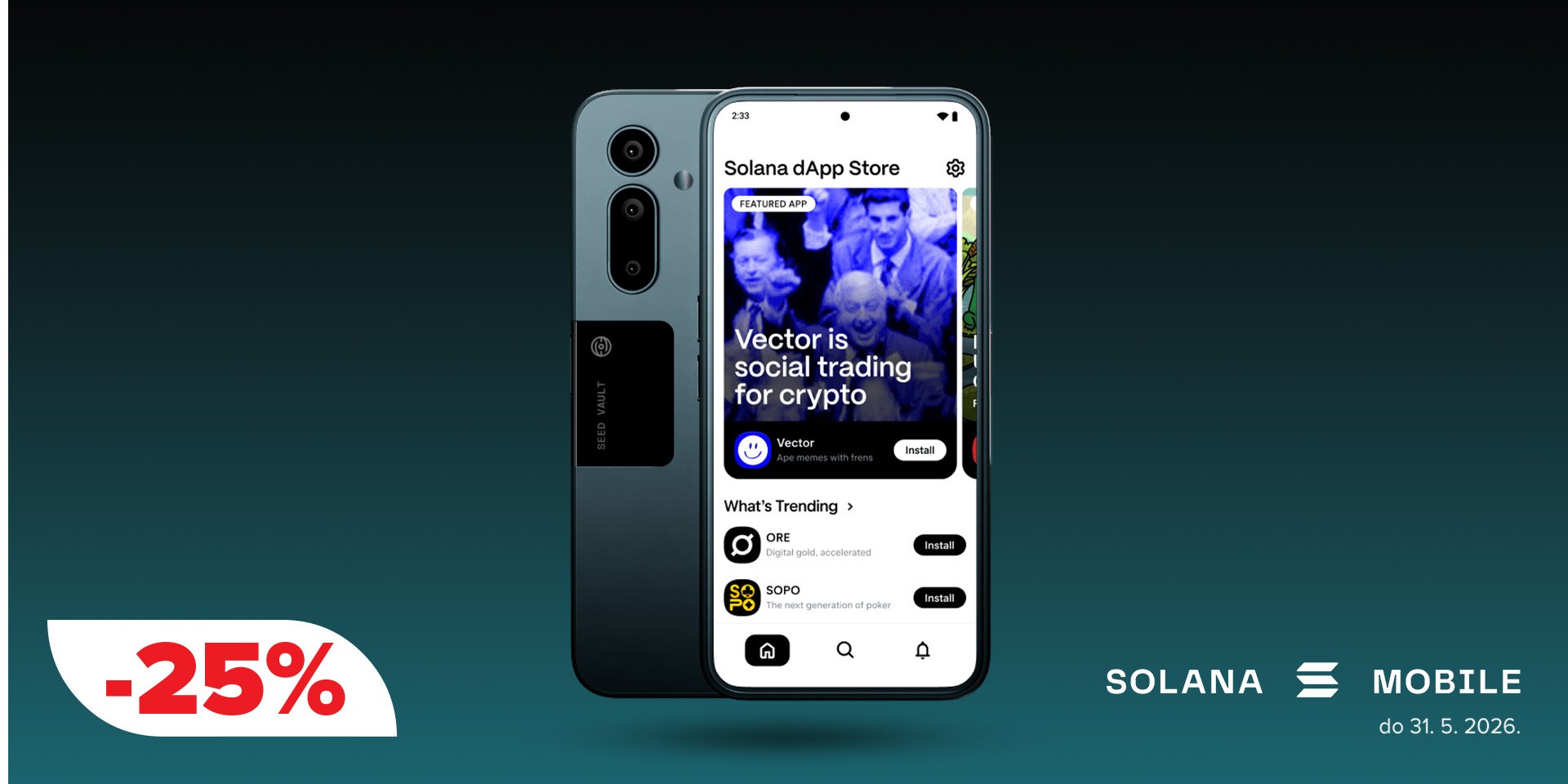 Solana Mobile na akciji 